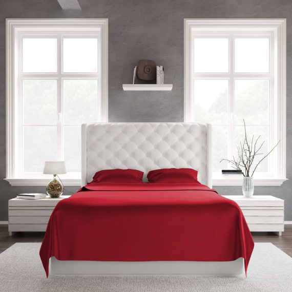 Bed Sheet Set Red Front
