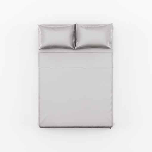 Silver Bed Sheet Set