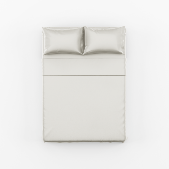 White Bed Sheet Set